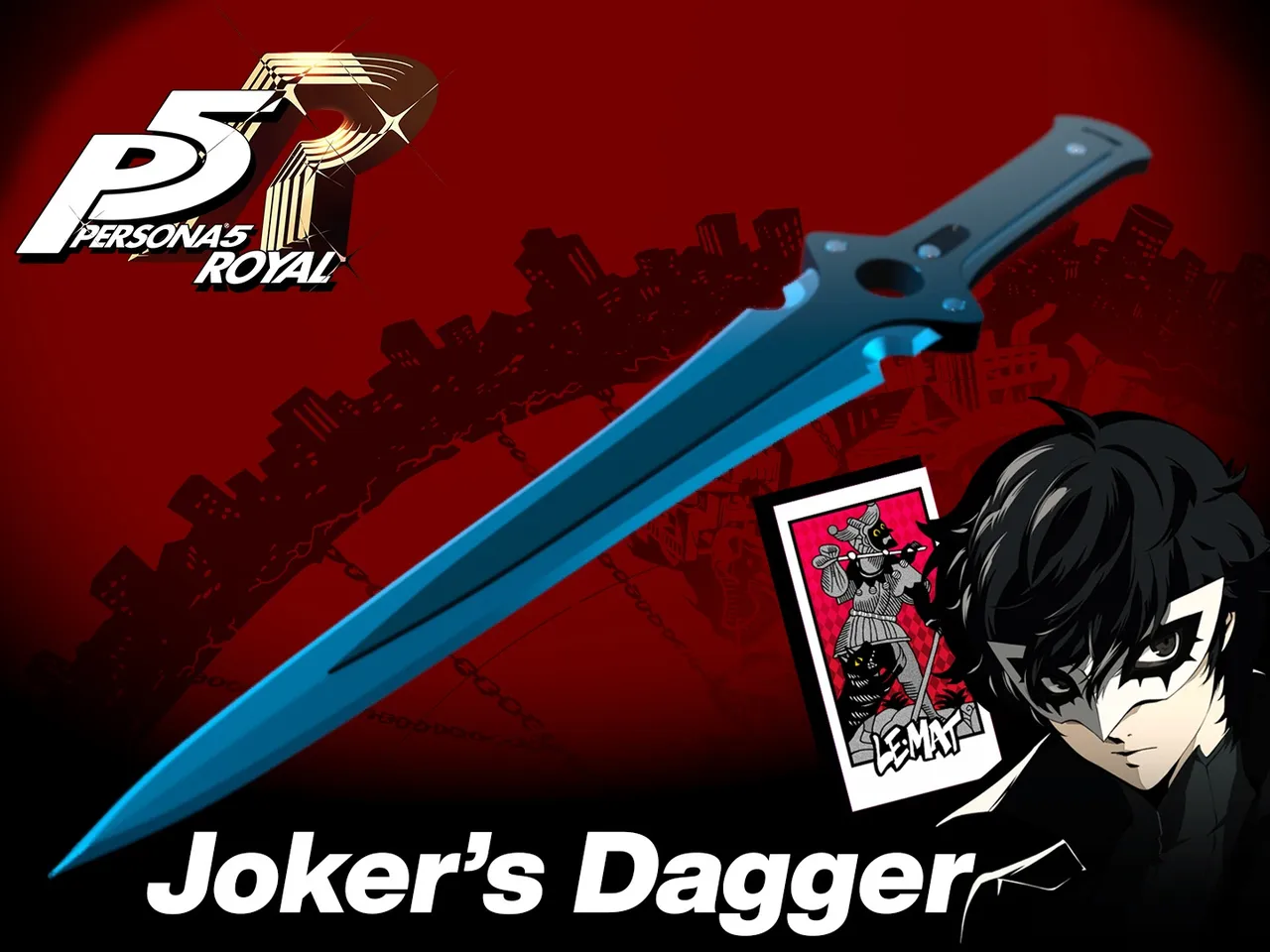 Joker Dagger Persona 5 Royal by Onoefish, Download free STL model